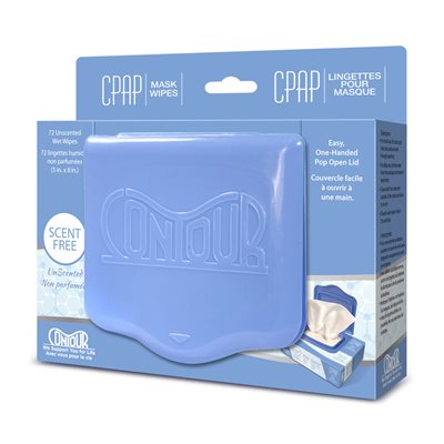 Contour | Flat Pack CPAP Wipes (unscented) 72/pk